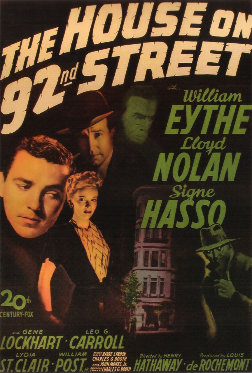 Дом на 92-ой улице (1945) онлайн көрүү