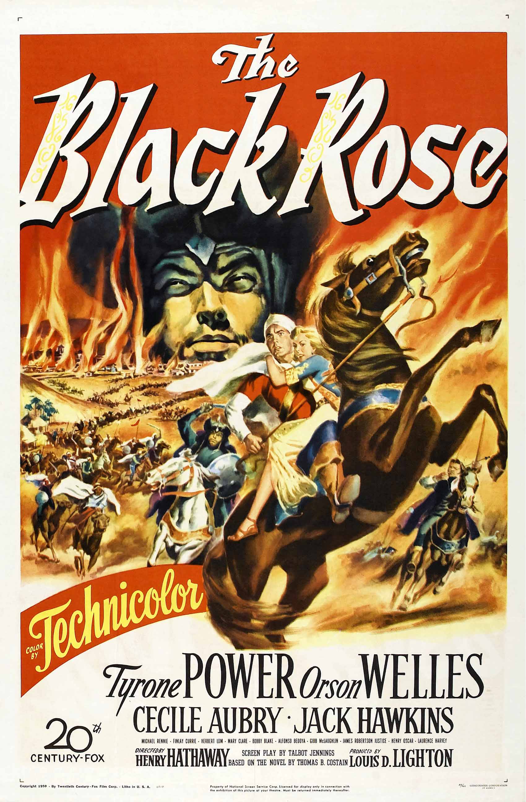 Смотреть фильм Черная роза 1950 года онлайн