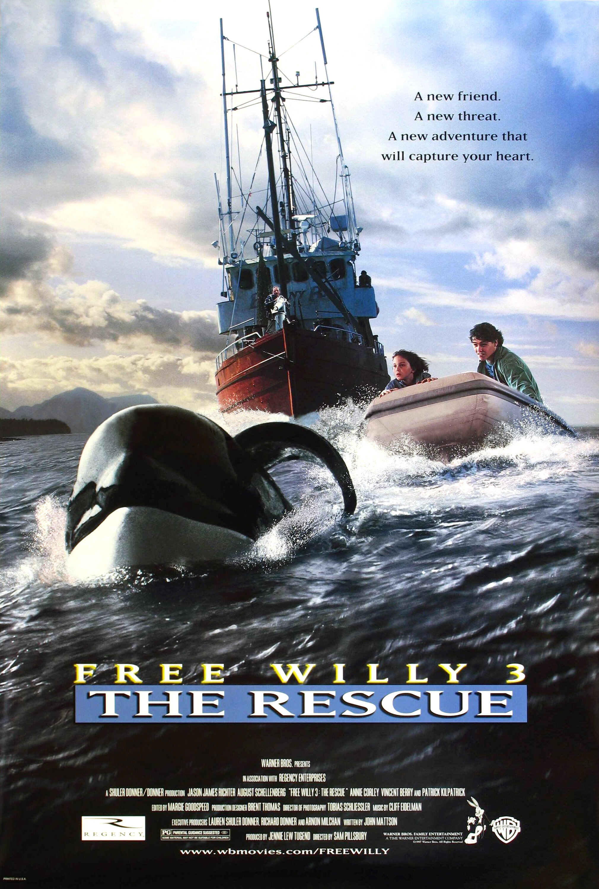 Смотреть фильм Освободите Вилли 3: Спасение 1997 года онлайн