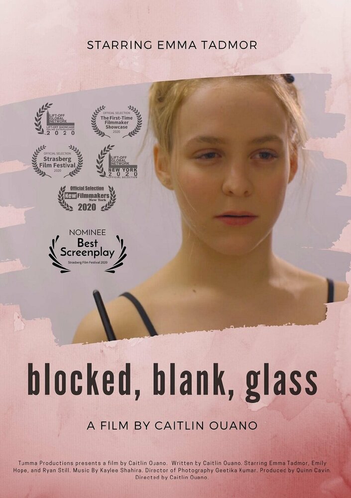 Blocked, blank, glass